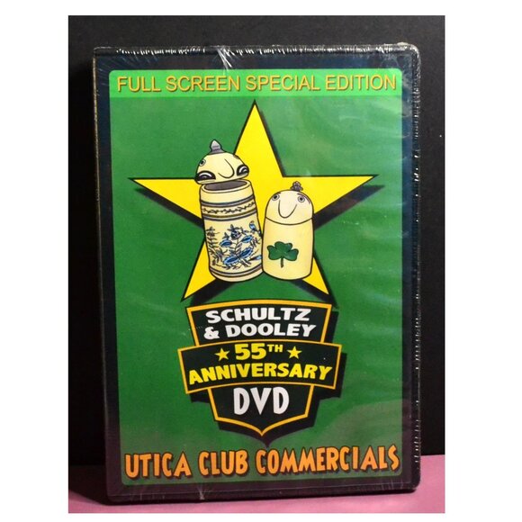 Schultz & Dooley 55th Anniversary DVD Utica Club Beer Commercials Sealed Rare - Picture 1 of 1